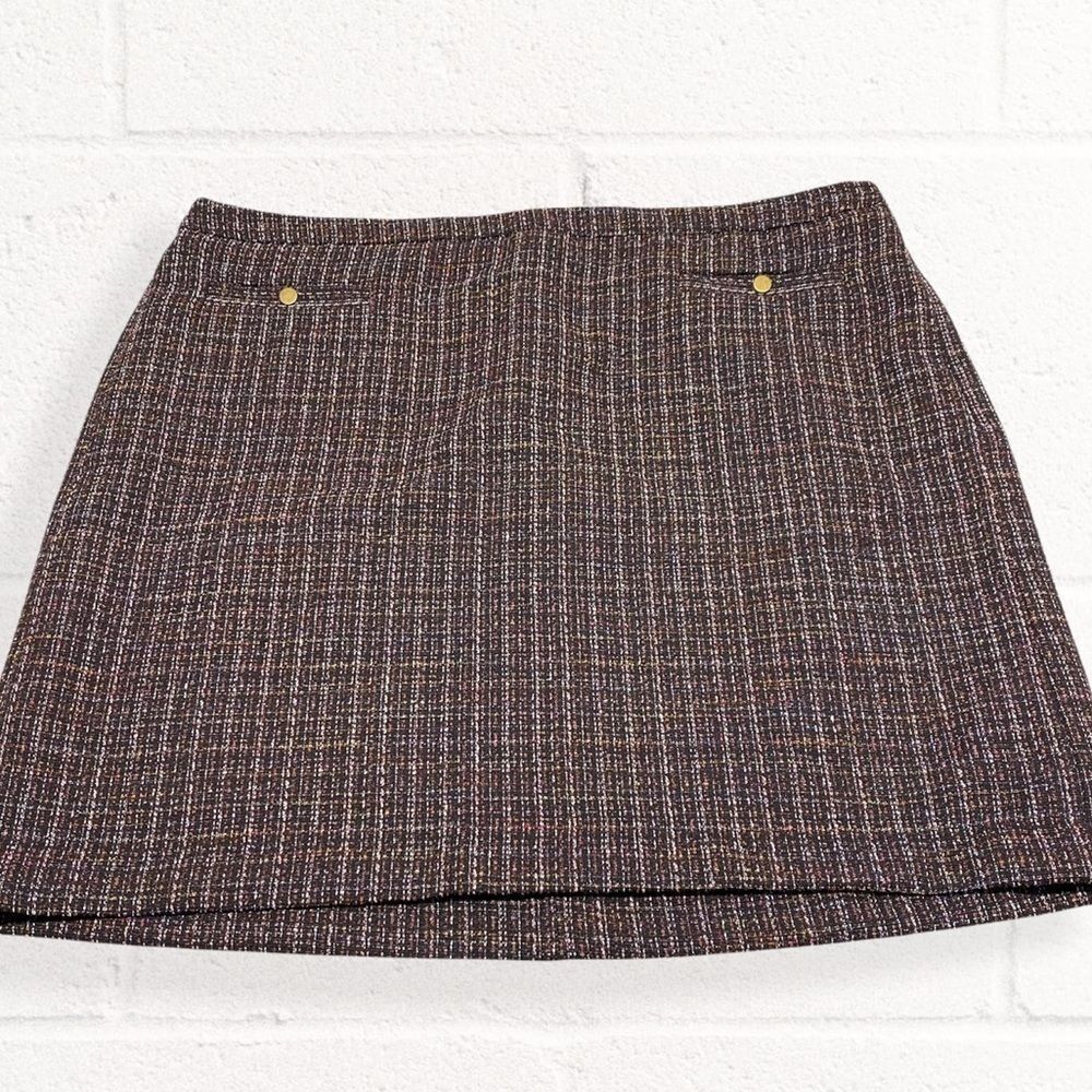 Loft Textured Woven Skirt size 16 NWT